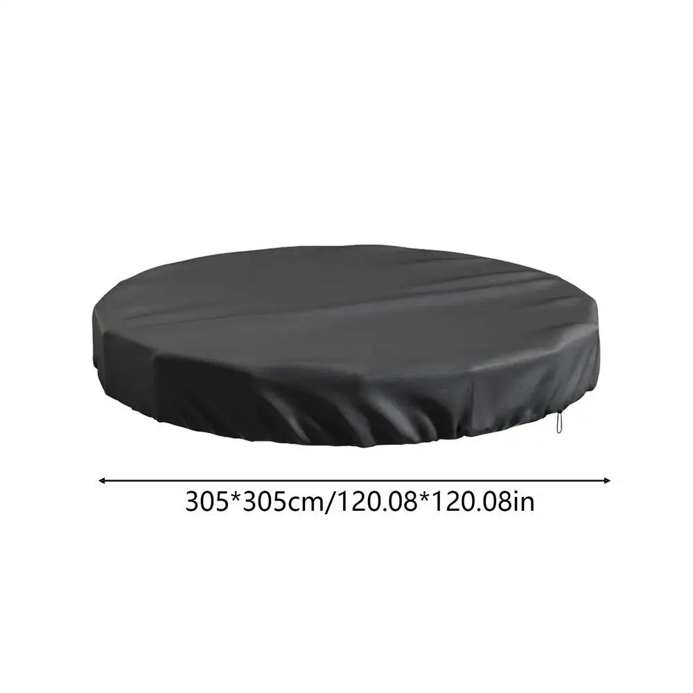 Round Pool Cover – Waterproof UV-Resistant Oxford, Foldable Round Pool Cover Axl 10FT