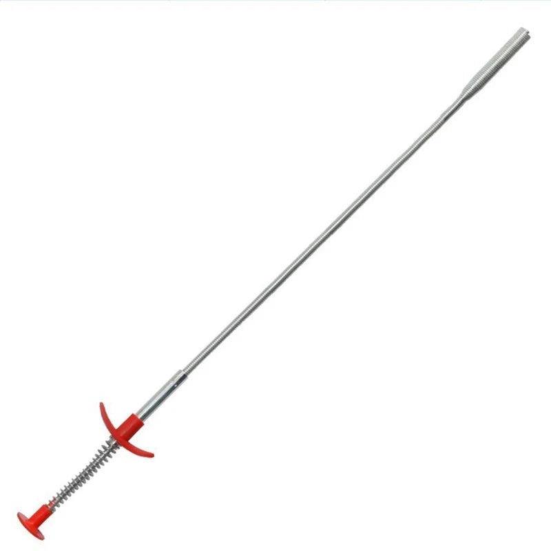 60cm Flexible Drain Snake Hair Catcher & Grabber Tool Drain Cleaning Tool Axl