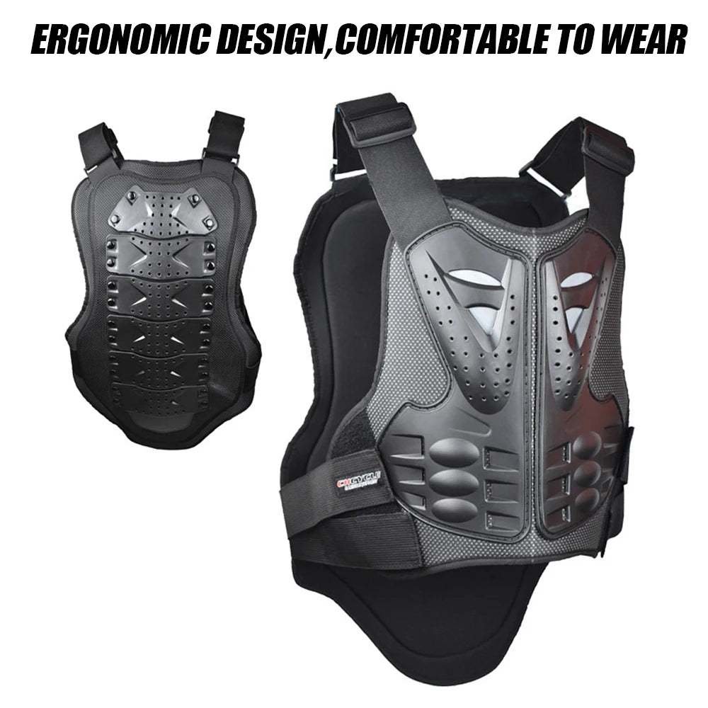 Adult Motocross Body Armor Vest – Chest & Back Protection Body Armor Vest Axl
