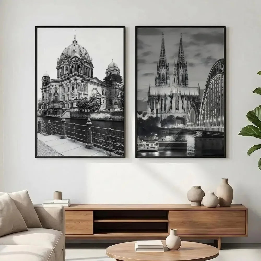 German Landmarks HD Wall Poster – Waterproof Sticky Home Decor Wall Art Poster Axl