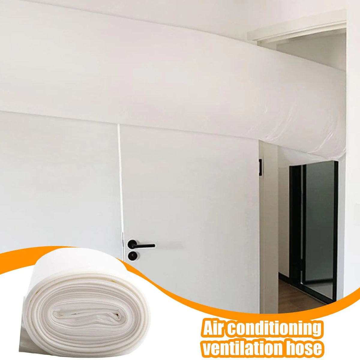 AC Blower Hose Bag – 16m Flexible Airflow Guide Duct AC Airflow Duct Bag Axl