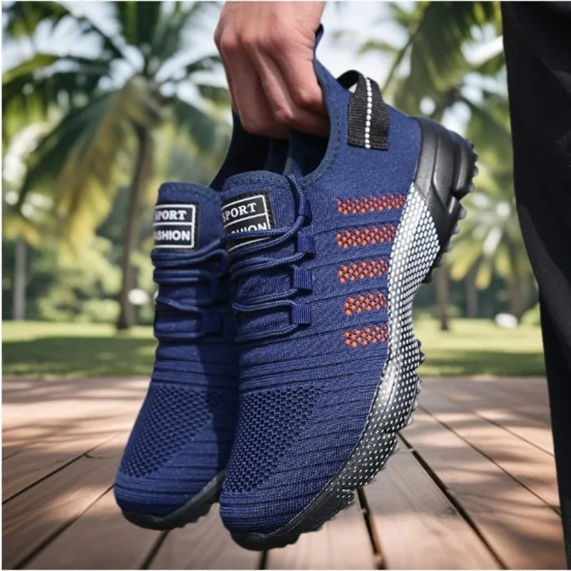 ZULIWAGN Men's Lightweight Lace-Up Casual Sneakers & Walking Shoes Men's Casual Sneakers Axl