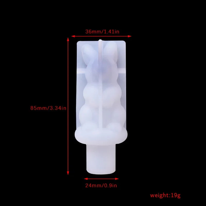 Silicone Resin Mold Set – Crown, Cat Paw & Rabbit DIY Craft Resin Craft Mold Axl rabbit
