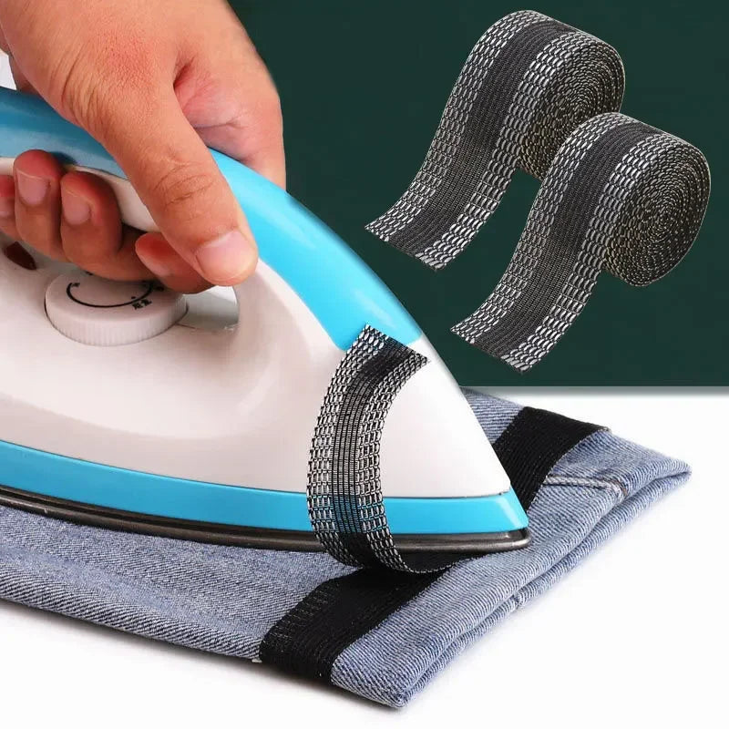 Iron-On Hem Tape – No-Sew Pants Edge Repair for Jeans Iron-On Hem Tape Axl