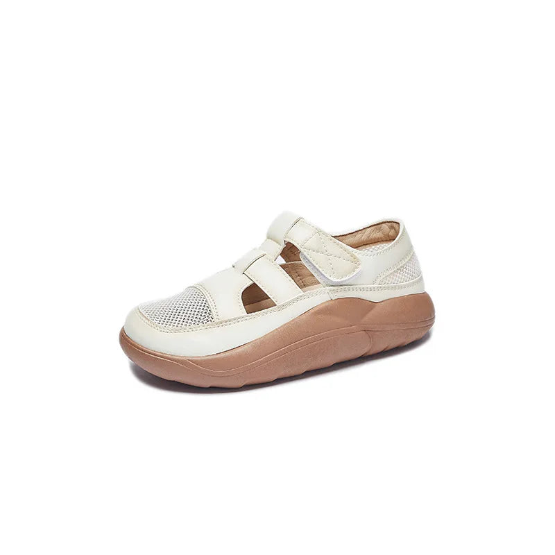 Women's Platform Sandals – Open Toe Slip-On Roman Summer Shoes Platform Sandals Axl