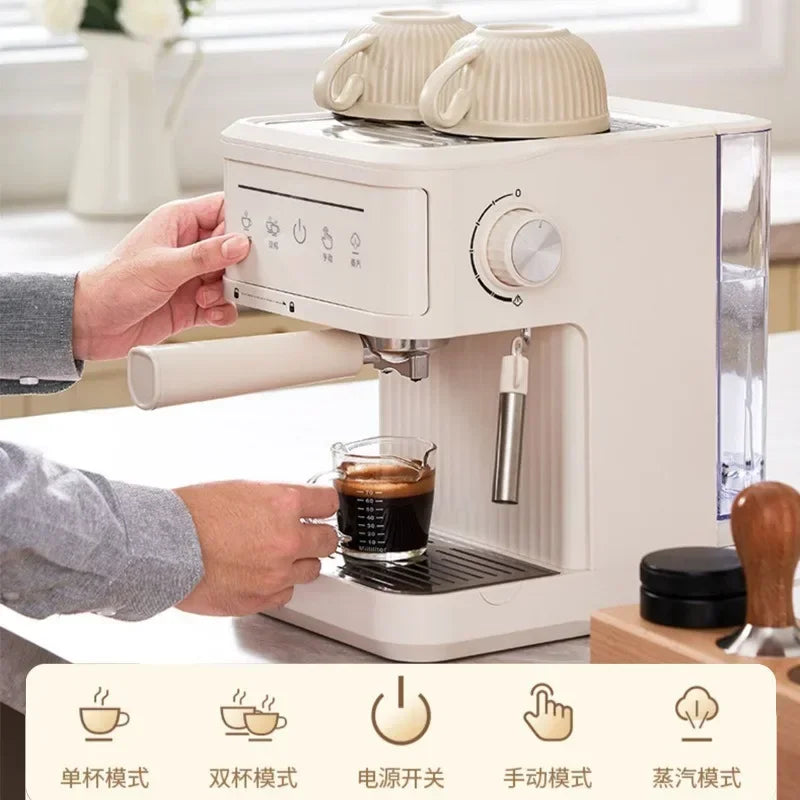 BALASHOV 20 Bar Espresso Machine with Milk Frother – 800W Espresso Machine Axl