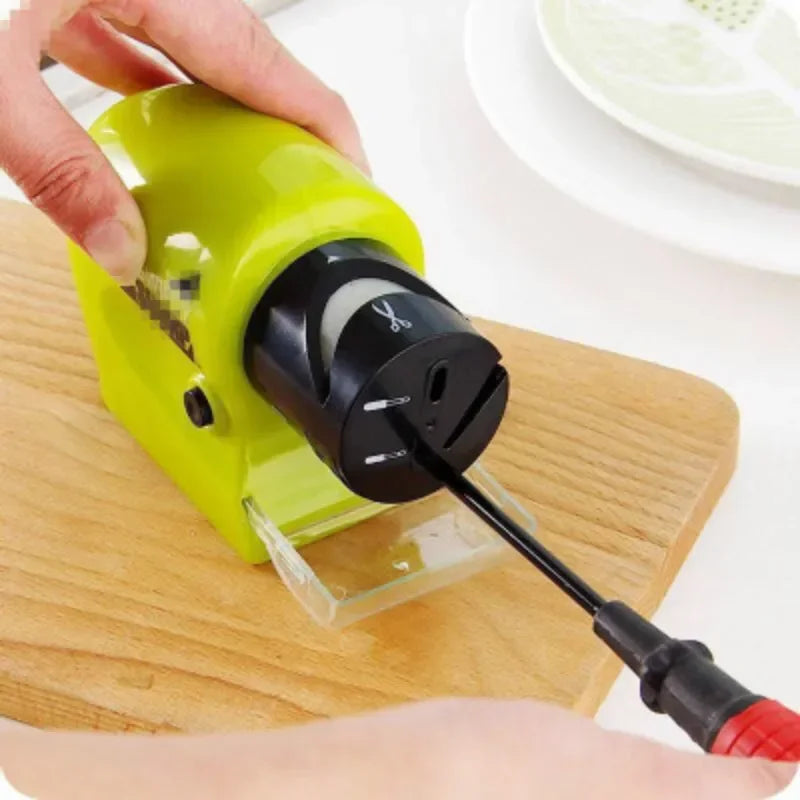 PLYS Electric & Manual Knife Sharpener – Ceramic & Steel Knife Sharpener Axl
