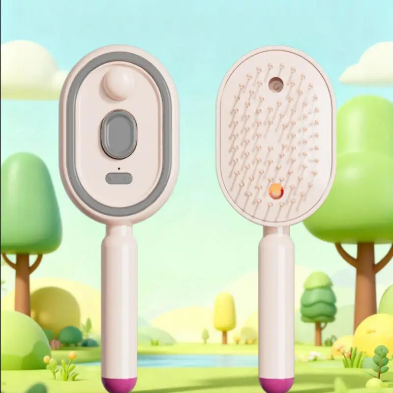 2-in-1 Nano Steam Hair Brush – Anti-Static Misting Comb Steam Hair Brush Axl A3