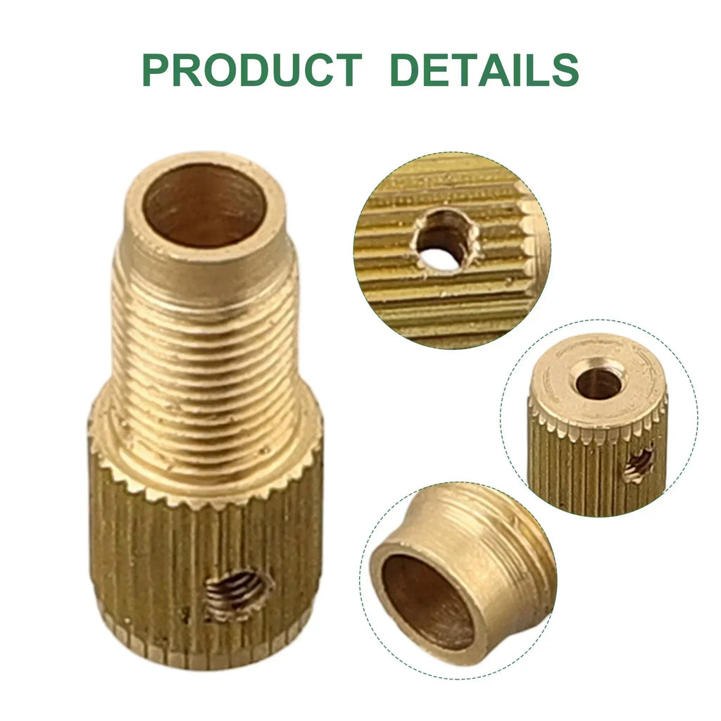 7-Pc Brass Mini Drill Chuck Collet Set – 2.35mm Motor Shaft Drill Chuck Collet Set Axl