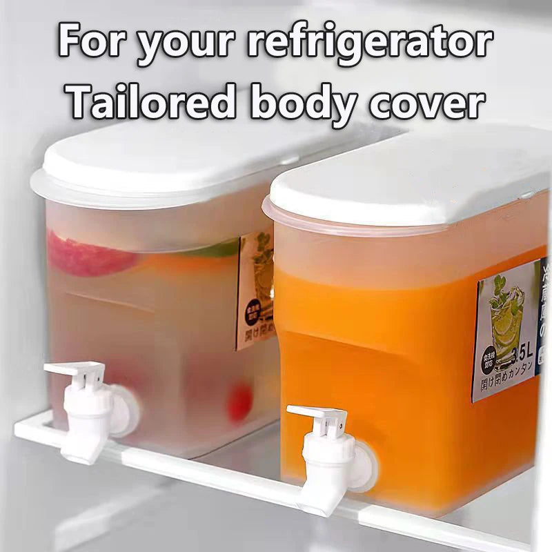 Fridge Beverage Dispenser with Spigot – Cold Juice & Water Jug Beverage Dispenser Axl
