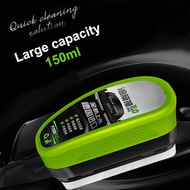 Car Glass Oil Film Remover Brush | Windshield Cleaner Tool Glass Cleaning Brush Axl
