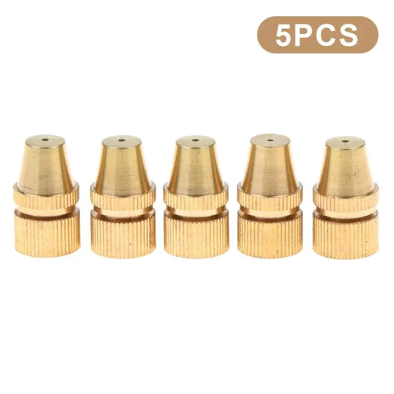 Solid Brass Adjustable Spray Nozzles – Garden & Farm 5–10Pc Garden Spray Nozzle Axl A1 5PCS