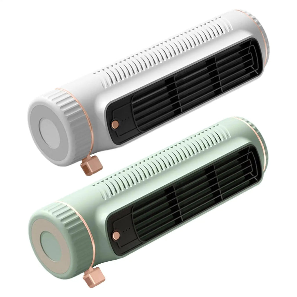 Mini Bladeless Tower Fan – USB Rechargeable, 3 Speed Portable Portable Tower Fan Axl