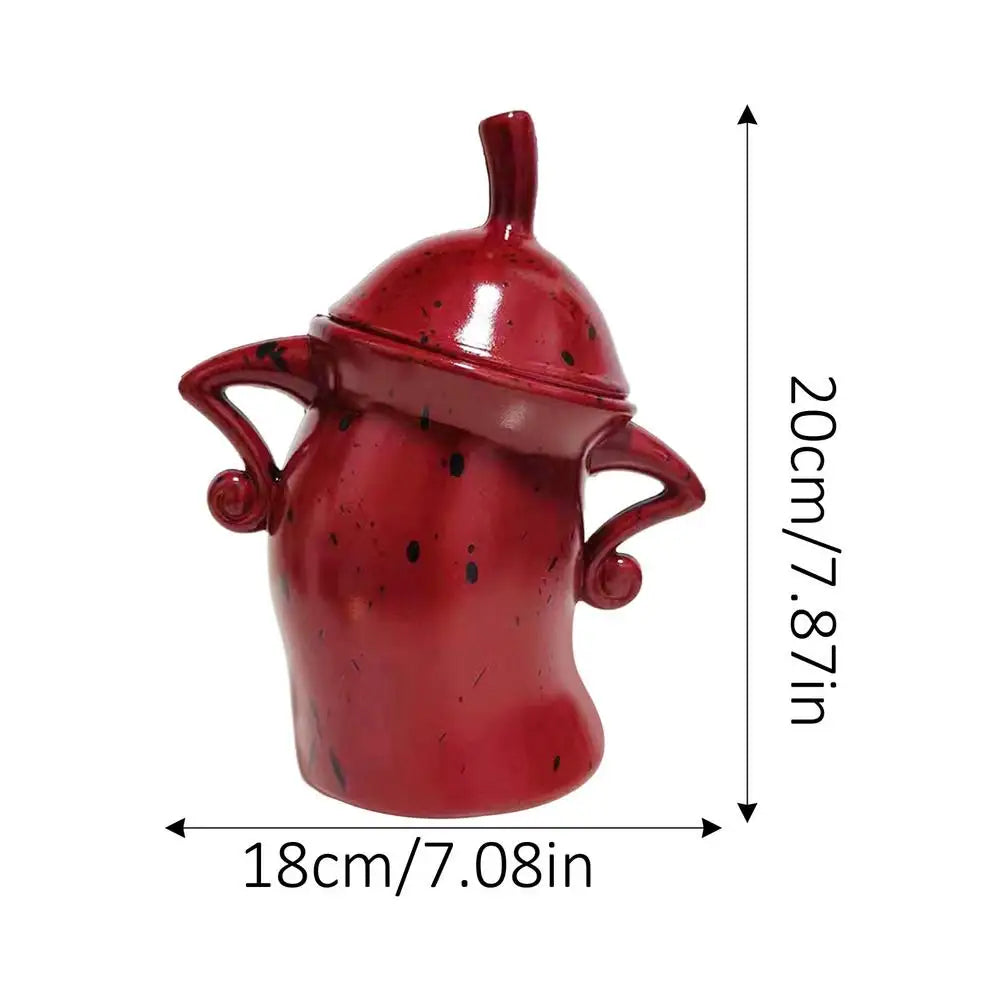 Sassy Airtight Food Storage Canister – Fun Kitchen Jar & Decor Food Storage Canister Axl Red