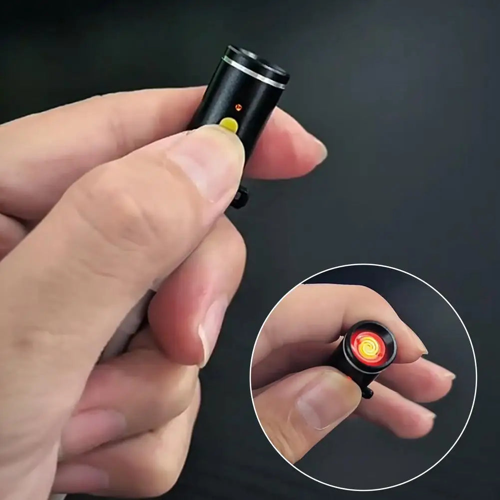 Type-C Mini Electric Lighter – Compact Flameless Windproof Flameless Electric Lighter Axl