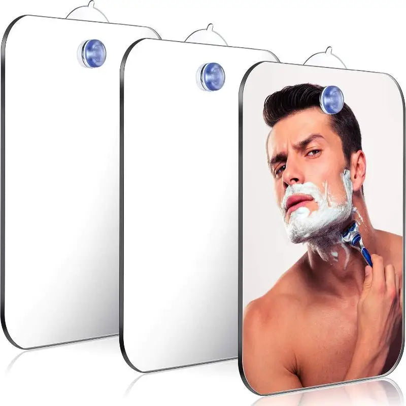 Fogless Shower Shaving Mirror – Portable Acrylic Travel Mirror Shower Shaving Mirror Axl