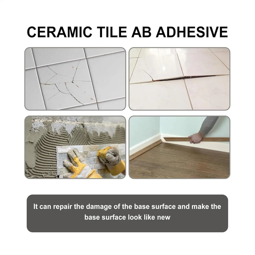Ceramic Tile Crack Filler Paste – Fast-Drying Grout Repair 50ml Tile Repair Paste Axl