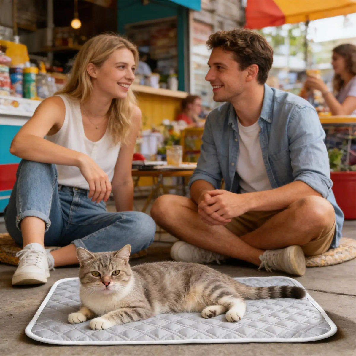 Pet Cooling Mat – Anti-Slip Washable Dog & Cat Cooling Pad Pet Cooling Mat Axl