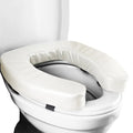 Ergonomic Padded Toilet Seat Riser – Non-Slip Waterproof Aid Toilet Seat Riser Axl White