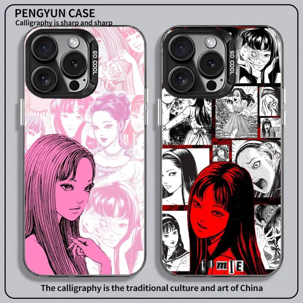 Junji Ito Tomie iPhone Case | Anime Horror Art 11–16 Pro Max Anime Phone Case Axl