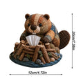 Animal Quilted Tissue Box Cover DIY Kit – Beginner Craft Set DIY Craft Kit Axl 04