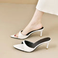 Women's Pointy Open Toe Stiletto Sandals – High Heel Shoes Stiletto Heeled Sandals Axl White 37