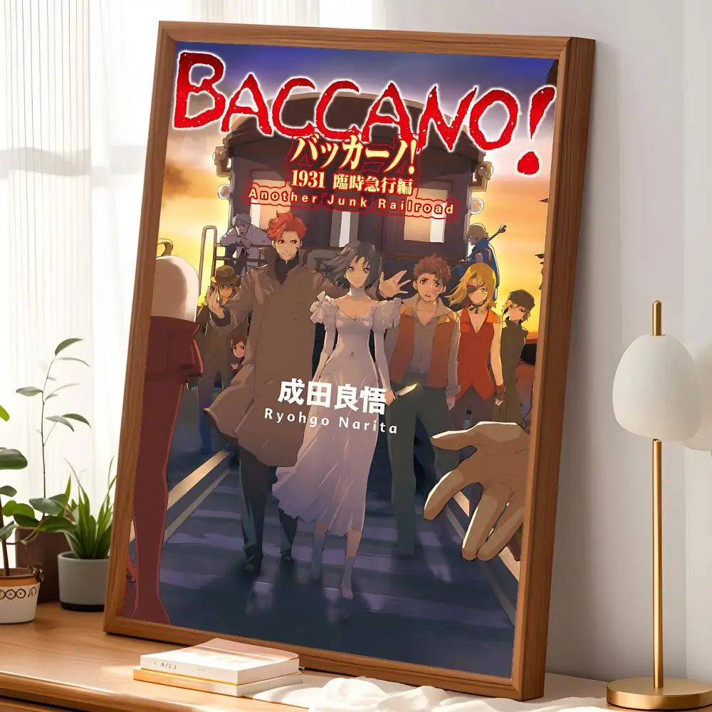 Anime Baccano Self-Stick HD Wall Art Poster – Waterproof Decor Anime Wall Poster Axl