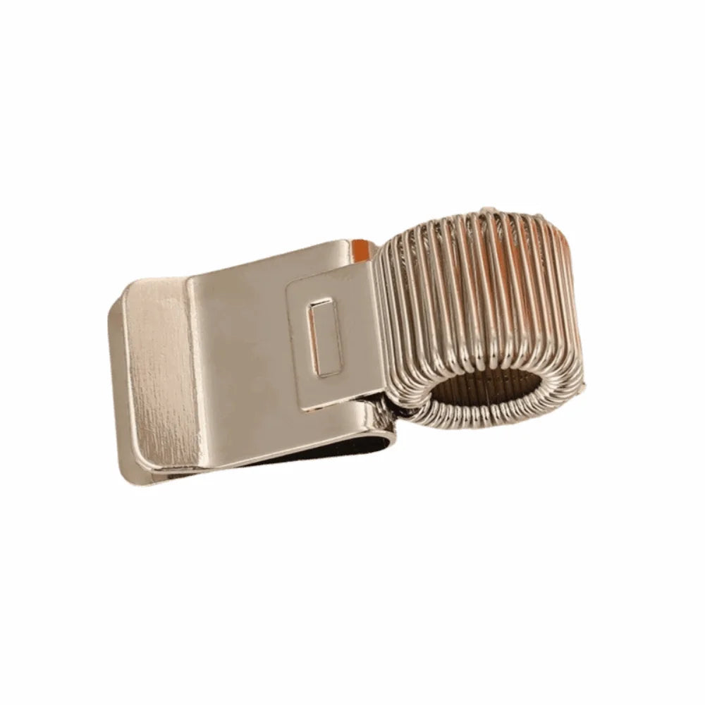 Retro Metal Spring Pen Clip – Notebook Pen Holder Pen Clip Holder Axl Silver