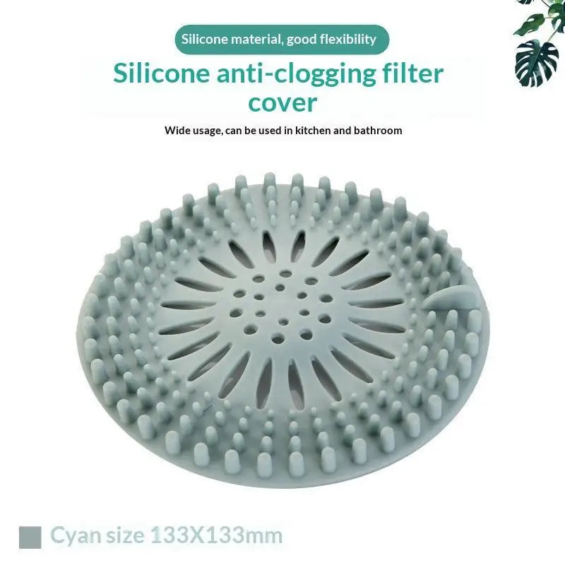 TPR Bathroom Hair Catcher – Shower & Sink Drain Strainer Drain Hair Catcher Axl D