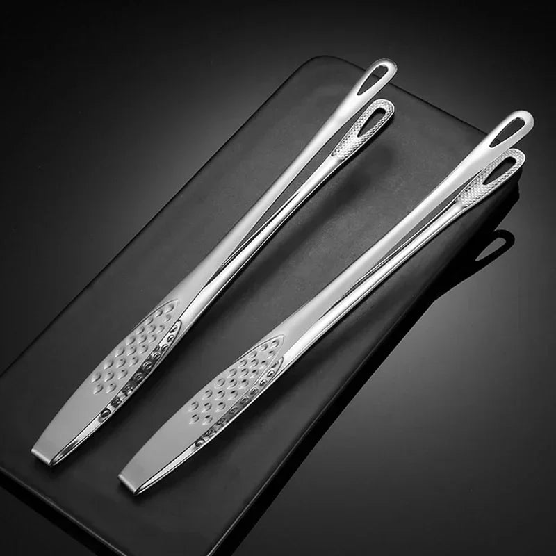 Stainless Steel Kitchen Tongs | BBQ Grill & Cooking Tweezers Kitchen Tongs Axl