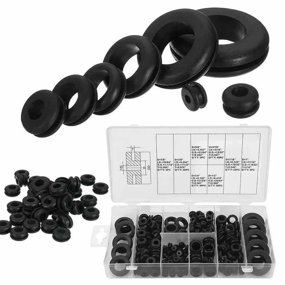 200 Pc Wire Crimping Sleeves & Rings Kit – Electrical Seal Set Crimping Sleeves Kit Axl 180pcs