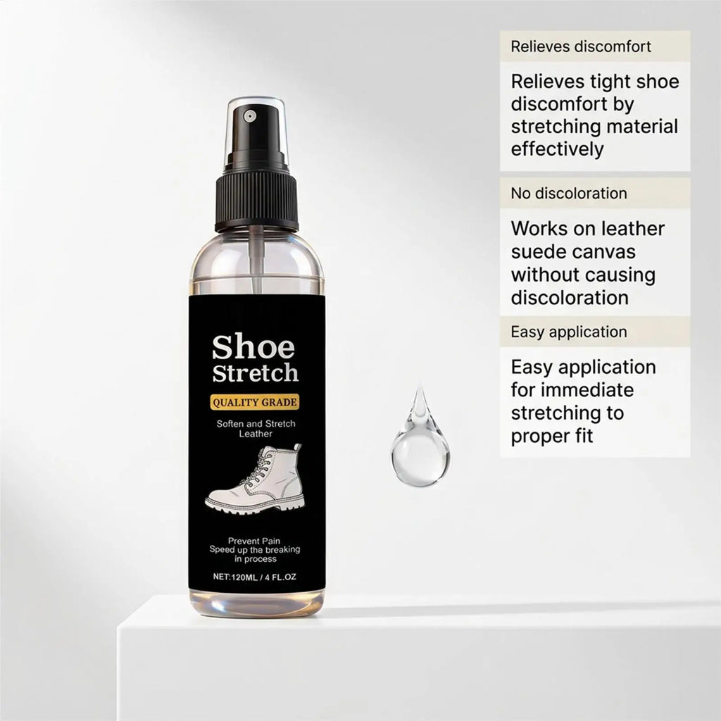 Shoe Stretcher Spray 120ml – Boot Softening & Stretch Liquid Shoe Care Spray Axl
