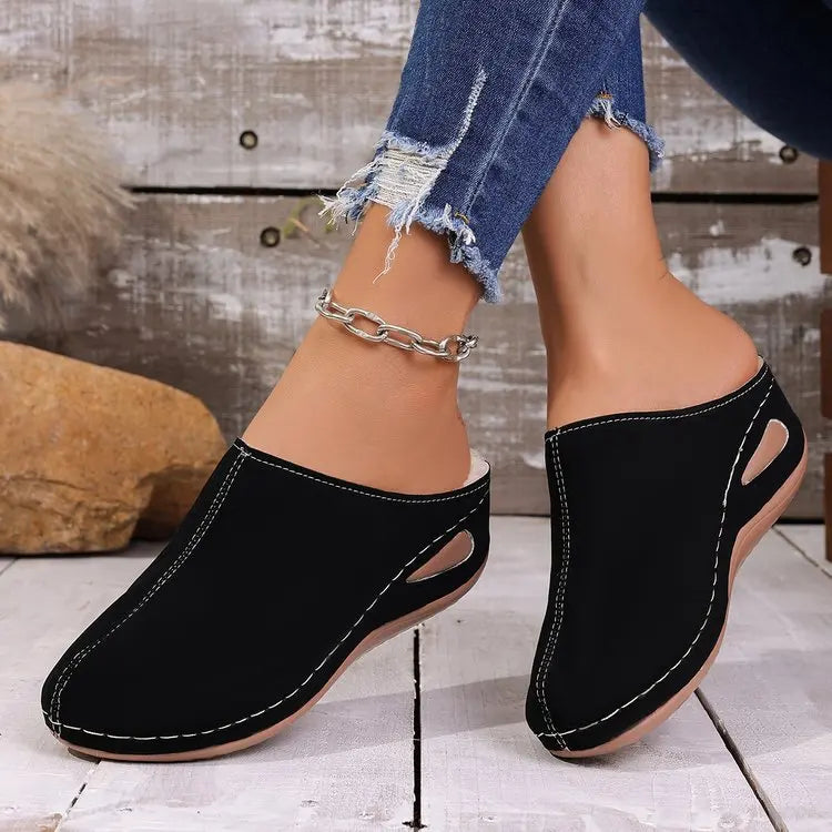 HAJINK Women's Retro Wedge Sandals – Roman Summer Slides Women's Wedge Sandals Axl