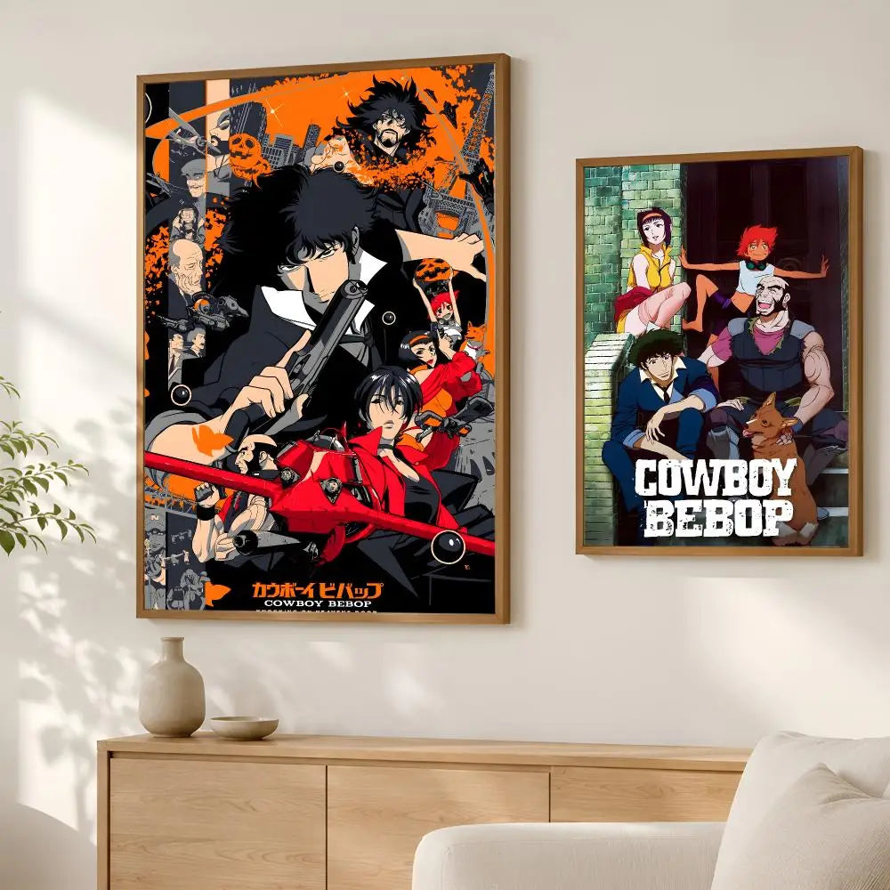 Cowboy Bebop Anime Wall Poster – Self-Stick Waterproof HD Print Anime Wall Poster Axl