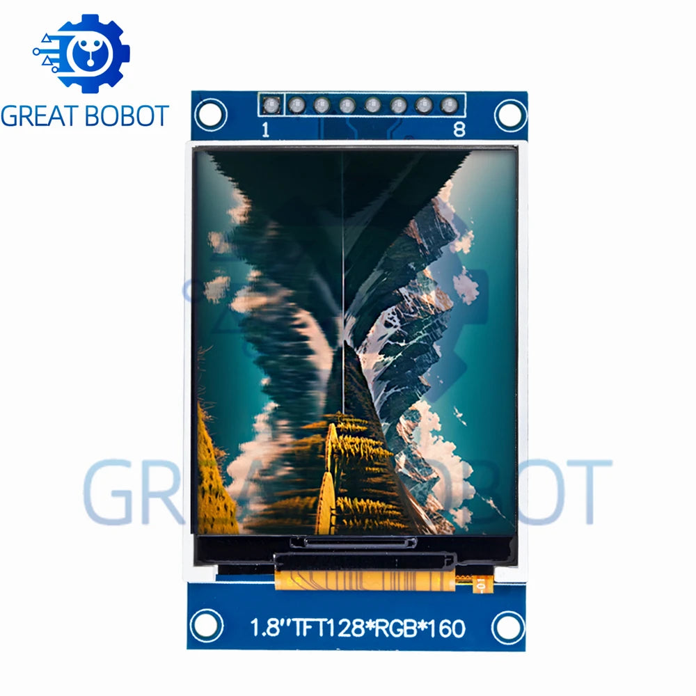1.8" TFT SPI Display Module 128x160 Wide-Angle Color Screen TFT Display Module Axl