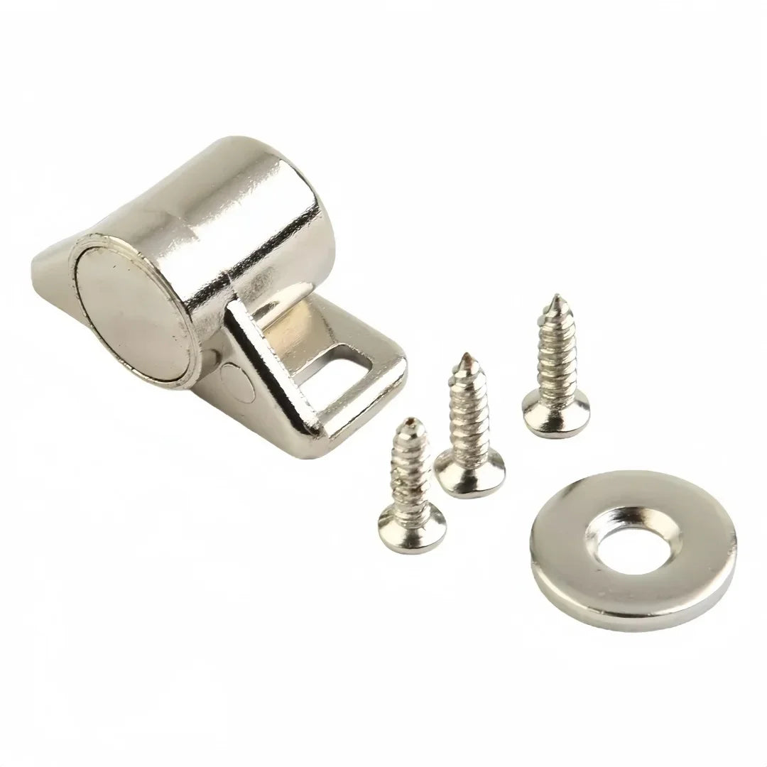Magnetic Cabinet Door Catch – Antique Zinc Alloy Spring Latch Magnetic Cabinet Latch Axl nickel