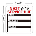 Oil Change Reminder Stickers 40 Pack – Car & Motorcycle Window Vehicle Reminder Stickers Axl 10 pictures