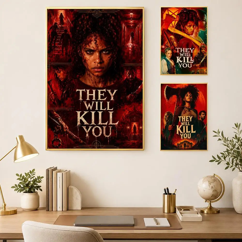 Self-Stick HD PVC Movie Wall Art Poster – Waterproof Home Decor Wall Art Poster Axl
