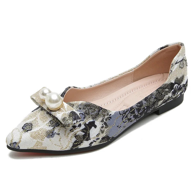 Women's Soft-Sole Pointed Toe Flat Slip-On Shoes | Elegant Women's Flat Shoes Axl black -2 39