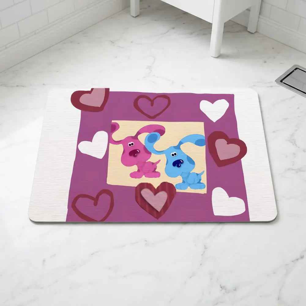 Cartoon Diatomite Bath Mat – Quick Dry, Non-Slip & Absorbent Diatomite Bath Mat Axl