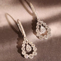 Huitan Waterdrop Drop Earrings – Sparkling Cubic Zirconia Drop Earrings Axl E5510