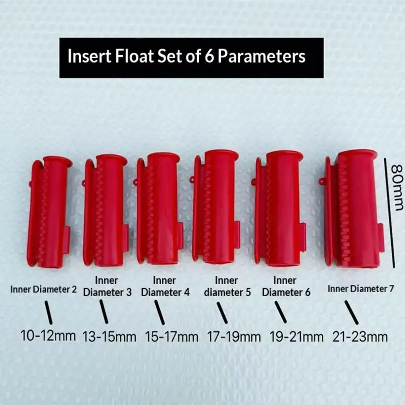 5-Pack Silicone Fishing Rod Tip Covers & Line Winder Plugs Fishing Rod Accessories Axl 6PCS
