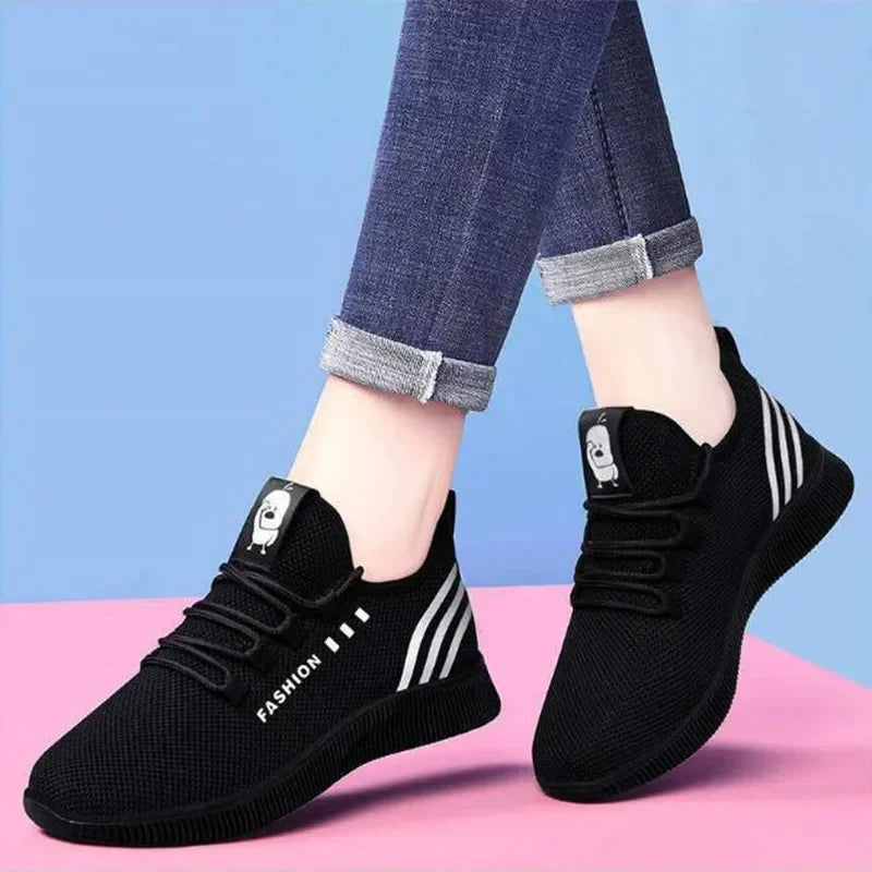 Women's Breathable Air Mesh Vulcanized Casual Sneakers Women's Sneakers Axl