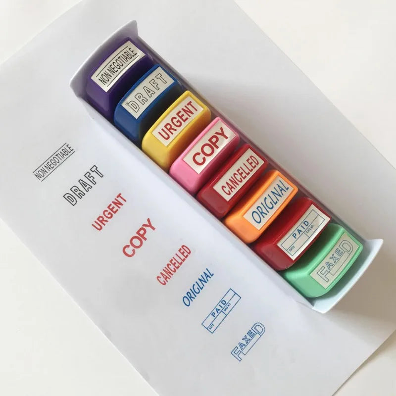 Teacher Encouragement Stamp Set – English Comment Stamps Teacher Stamp Set Axl Office