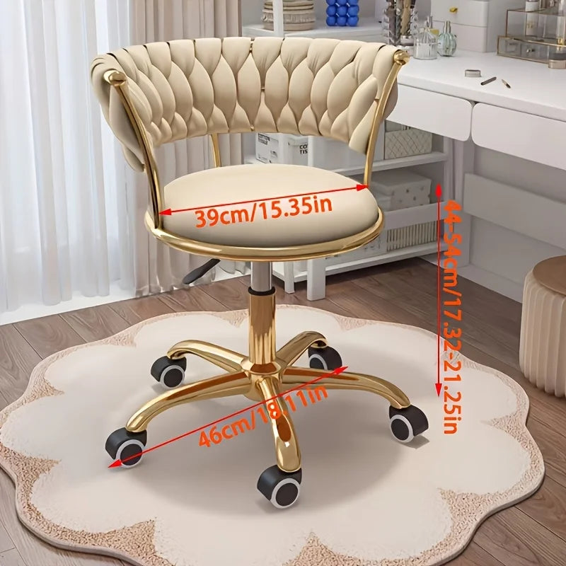 Swivel Vanity Stool – Adjustable Height Dressing Chair Vanity Stool Axl