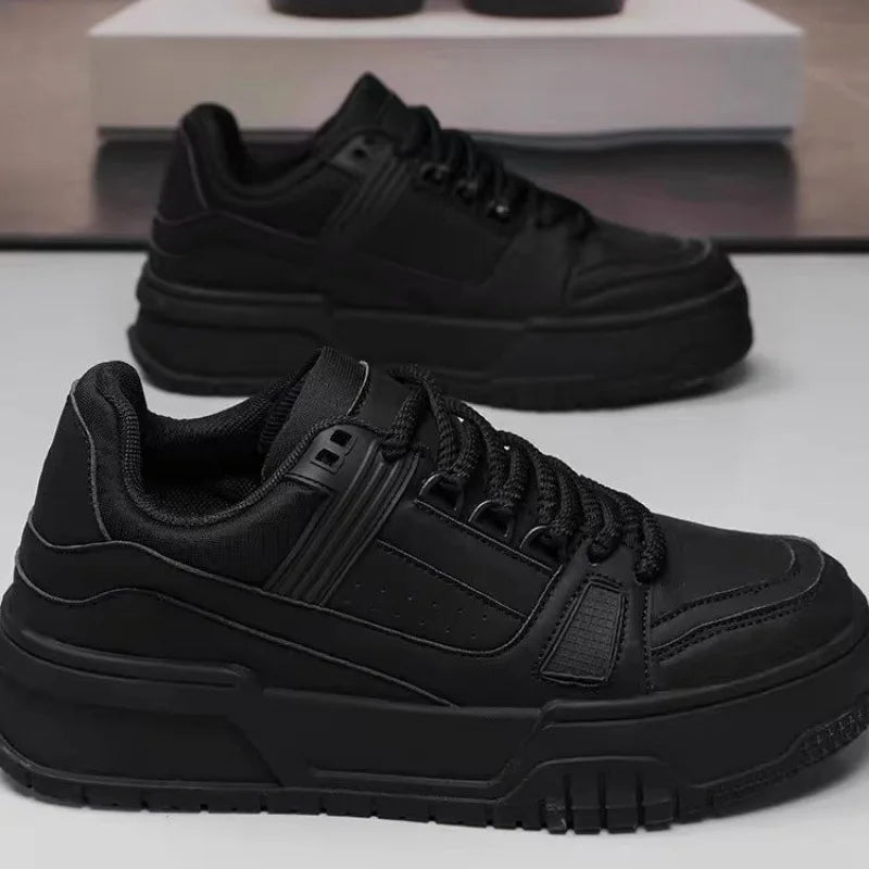 Men's Thick Sole Breathable Casual Sneakers | Non-Slip Lace-Up Men's Casual Sneakers Axl