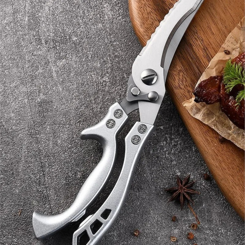 Multifunctional Stainless Steel Kitchen Scissors | Meat & Bone Kitchen Scissors Axl