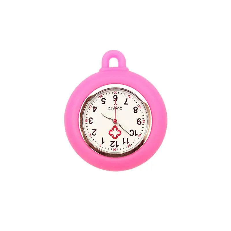 Silicone Nurse Fob Watch – Colourful Lapel Clip Pocket Watch Nurse Fob Watch Axl