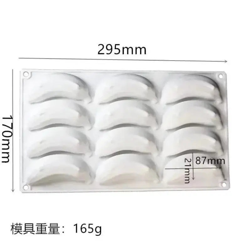 Silicone Fruit Mousse Cake Molds – 3D Dessert Baking Moulds Silicone Cake Mold Axl