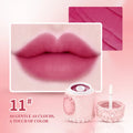 Heart Strawberry Cake Matte Lip Mud – Vegan Lipstick Cream Matte Lip Mud Axl 11 100pcs with logo